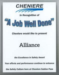 Chenier Safety Award